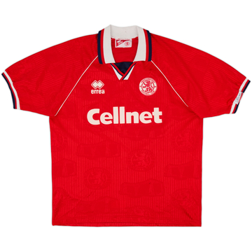 1995-96 Middlesbrough Home Shirt - 7/10 - (XL)