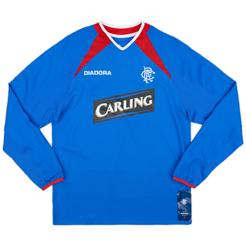 2003-05 Rangers Home L/S Shirt (S)