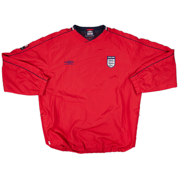 2000-02 England Umbro Drill Top - 8/10 - (M)