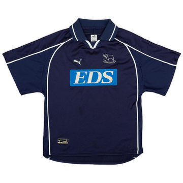2000-01 Derby County Away Shirt - 6/10 - (XL.Boys)