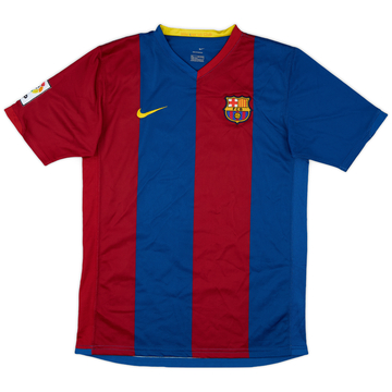 2006-07 Barcelona Home Shirt - 8/10 - (XL.Boys)