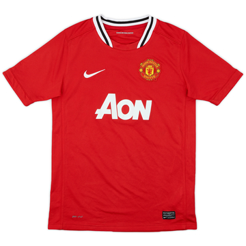 2011-12 Manchester United Home Shirt - 9/10 - (L.Boys)