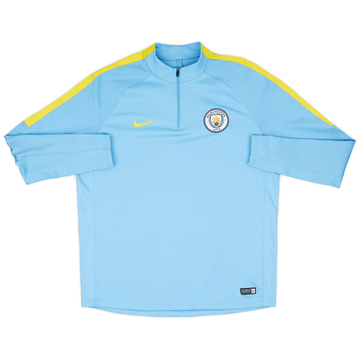 2016-17 Manchester City Nike 1/4 Zip Training Top - 6/10 - (XL)
