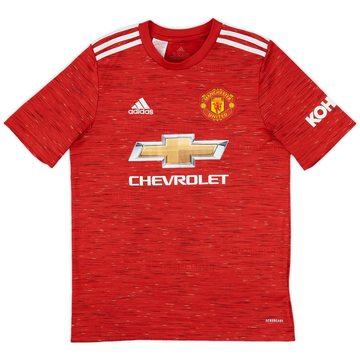 2020-21 Manchester United Home Shirt - 10/10 - (XL.Boys)