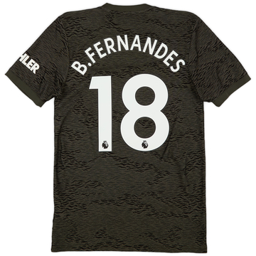 2020-21 Manchester United Away Shirt B.Fernandes #18 - 9/10 - (S)