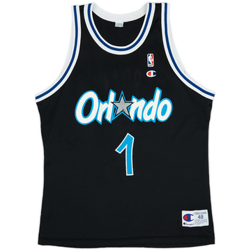 1995-98 Orlando Magic Hardaway #1 Champion Alternate Jersey (Very Good) XL