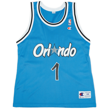 1995-98 Orlando Magic Hardaway #1 Champion Away Jersey (Good) L