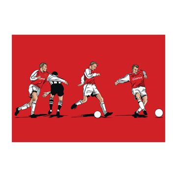 Bergkamp Legends A3 Print/Poster