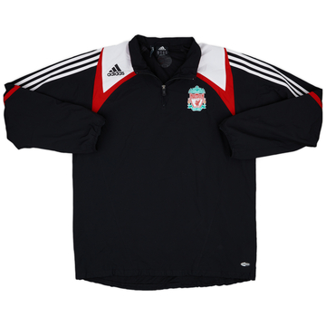 2007-08 Liverpool adidas 1/4 Zip Drill Top - 6/10 - (L)