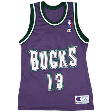 1994-95 Milwaukee Bucks Robinson #13 Champion Away Jersey (Very Good) S