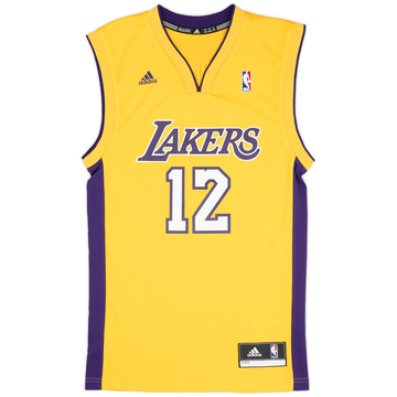 2012-13 LA Lakers Howard #12 adidas Home Jersey (Very Good) XS
