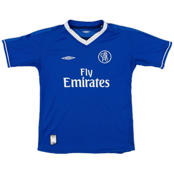 2003-05 Chelsea Home Shirt - 8/10 - (M.Boys)