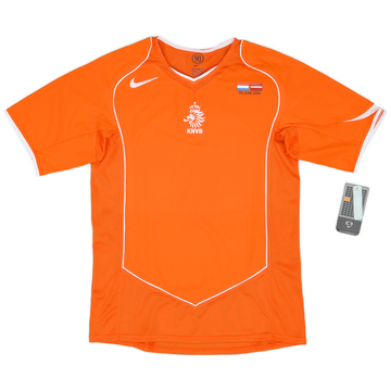 2004-06 Netherlands Home 'vs Latvia" Shirt (S)