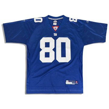 2007 New York Giants Shockey #80 Reebok On Field Jersey (Home) Y