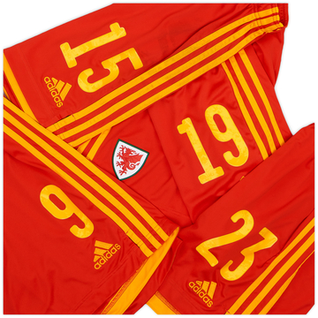 2020-21 Wales Player Issue Home Shorts # - 9/10