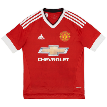 2015-16 Manchester United Home Shirt - 8/10 - (L.Boys)