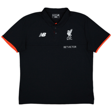 2015-16 Liverpool New Balance Polo Shirt - 9/10 - (XL)