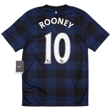 2013-14 Manchester United Away Shirt Rooney #10 (S)