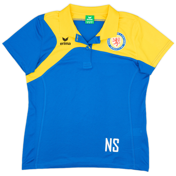 2017-18 Eintracht Braunschweig Staff Issue Erima Polo Shirt NS - 9/10 - (Women's S)
