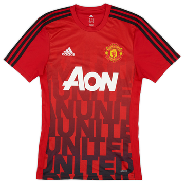 2015-16 Manchester United adidas Training Shirt - 9/10 - (S)