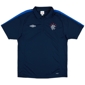 2010-11 Rangers Umbro 1/4 Zip Training Shirt - 10/10 - (L)