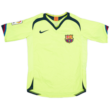 2005-06 Barcelona Away Shirt - 6/10 - (S.Boys)