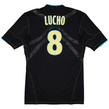 2010-11 Olympique Marseille Player Issue Techfit Third Shirt Lucho #8 - 8/10 - (XL)