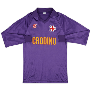 1987-89 Fiorentina Home L/S Shirt - 7/10 - (M)