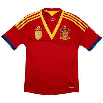 2013 Spain Confederation Cup Home Shirt - 9/10 - (S)