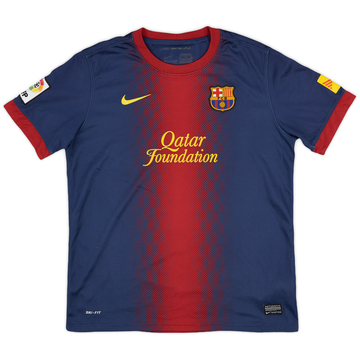 2012-13 Barcelona Home Shirt - 8/10 - (XL.Boys)
