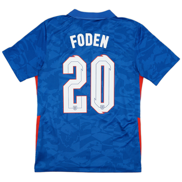 2020-21 England Away Shirt Foden #20 - 10/10 - (S)