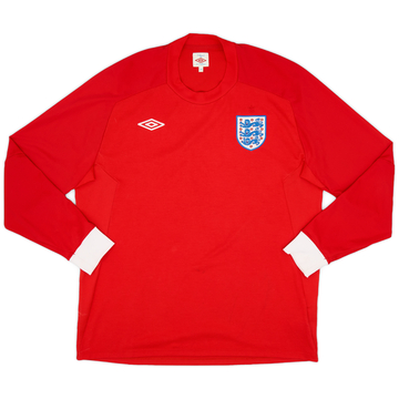 2010-11 England Away L/S Shirt - 7/10 - (XL)