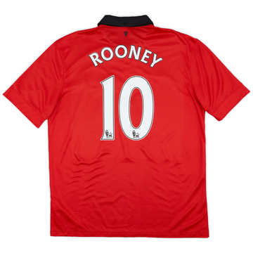 2013-14 Manchester United Home Shirt Rooney #10 - 6/10 - (L)
