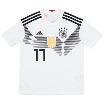 2018-19 Germany Home Shirt #17 - 8/10 - (M.Boys)