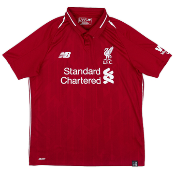 2018-19 Liverpool Home Shirt - 8/10 - (XL.Boys)