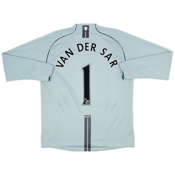2007-08 Manchester United Player Issue GK Shirt Van Der Sar #1 - 8/10 - (XL)