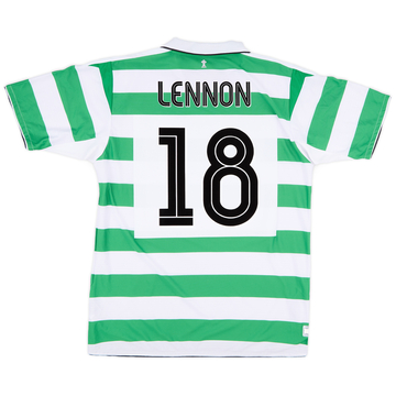 2004-05 Celtic Home Shirt Lennon #18 - 9/10 - (L)