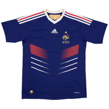 2009-10 France Home Shirt - 9/10 - (XL.Boys)