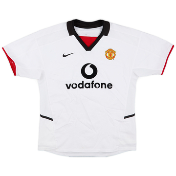 2002-03 Manchester United Away Shirt - 7/10 - (M.Boys)