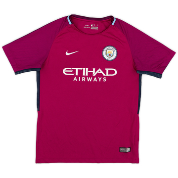 2017-18 Manchester City Away Shirt - 8/10 - (L.Boys)