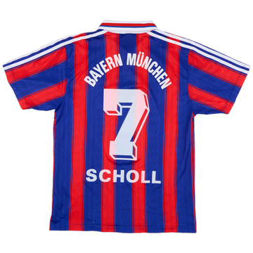1995-97 Bayern Munich Home Shirt Scholl #7 - 7/10 - (S)