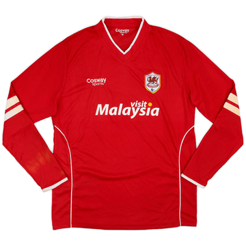 2014-15 Cardiff Home/Away L/S Shirt - 5/10 - (M)