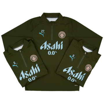 2024-25 Manchester City Player Issue 1/4 Zip Rain Top #