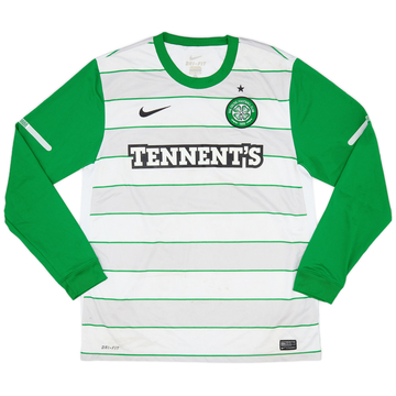 2011-12 Celtic Away L/S Shirt - 6/10 - (L)
