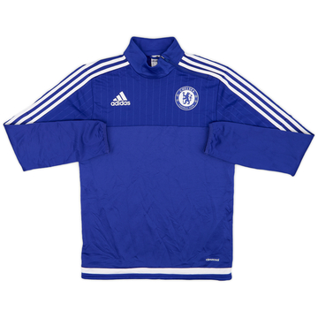 2015-16 Chelsea adidas 1/4 Zip Drill Top - 8/10 - (XS)