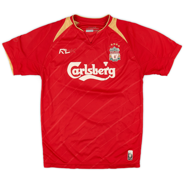 2005-06 Liverpool CL Home Shirt - 3/10 - (XS)