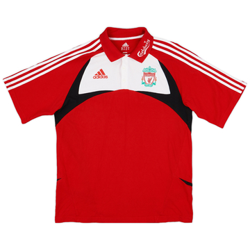 2007-08 Liverpool adidas Polo Shirt - 8/10 - (L)