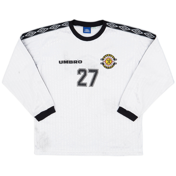 1999-00 Kashiwa Reysol Umbro Player Issue Training L/S Shirt #27 - 6/10 - (L)