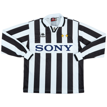 1995-97 Juventus Home L/S Shirt - 7/10 - (S)