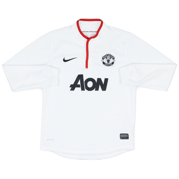 2012-14 Manchester United Away L/S Shirt - 8/10 - (M.Boys)